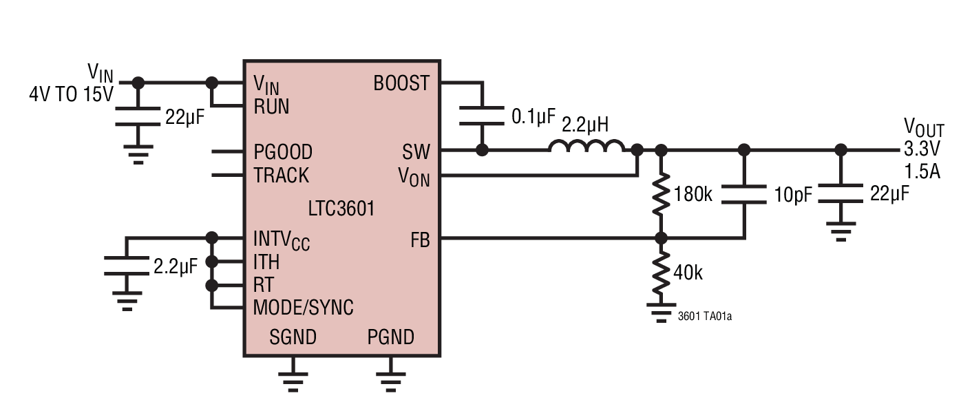 LTC3601Ӧͼһ